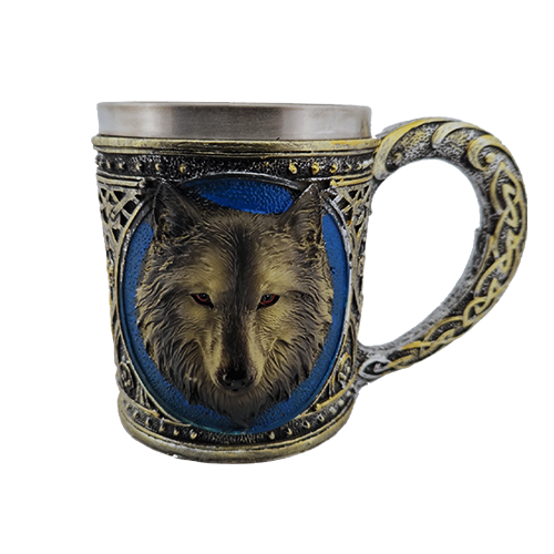 A picture of our mug the Old Wolf