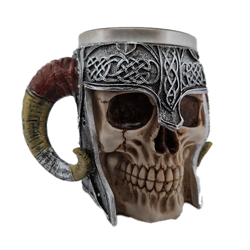 Image of Thorne the fallen mug from the side