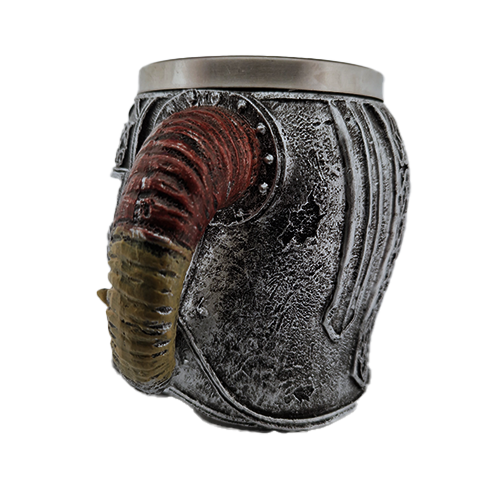 Image of Thorne the fallen mug from the side