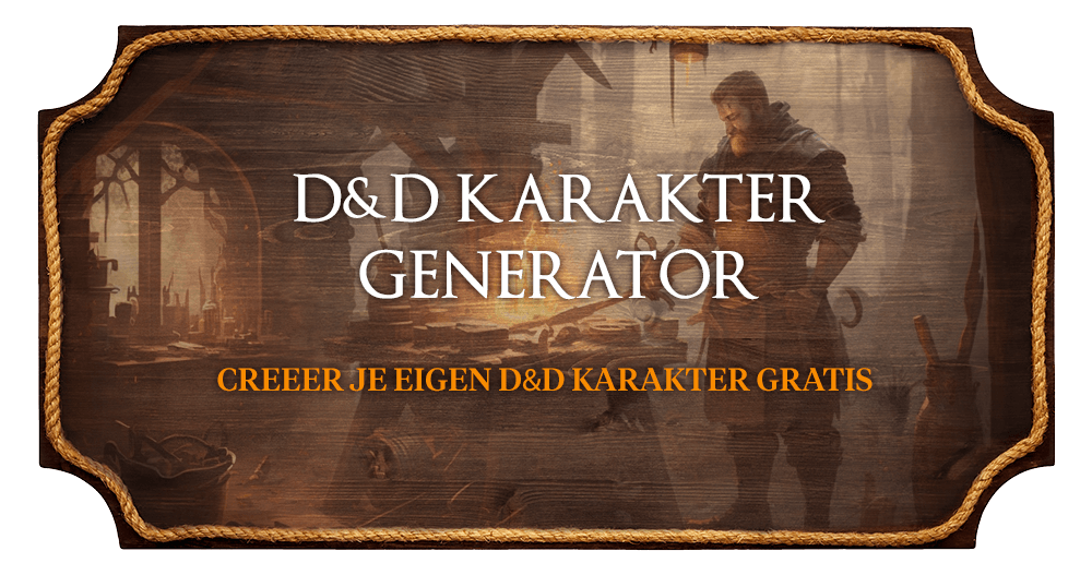 Knop om naar D&D karakter generator te gaan